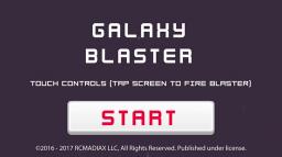 Galaxy Blaster Title Screen